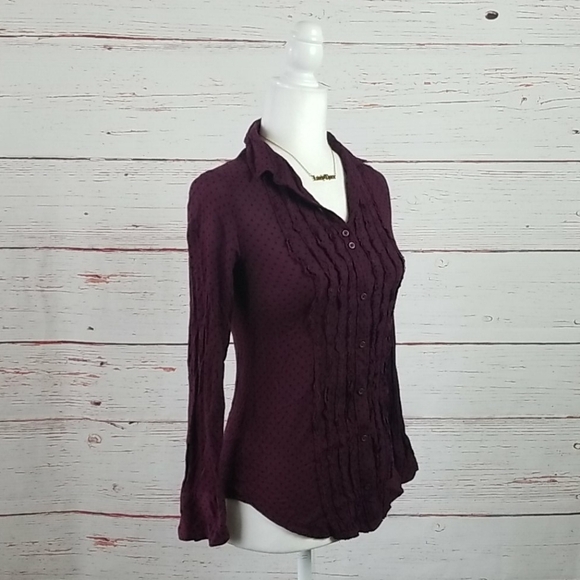 UO // cooperative polka dot ruffle bib top - Picture 7 of 13